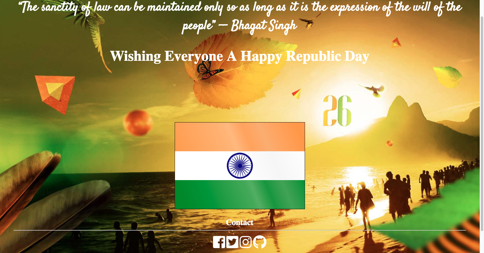 Republic day Tribute